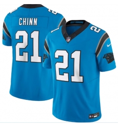 Carolina Panthers 21 Jeremy Chinn Blue 2023 F U S E Vapor Untouchable Stitched Football Jersey