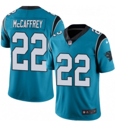 Carolina Panthers 22 Christian McCaffrey Blue Alternate Vapor Untouchable Limited Player NFL Jersey