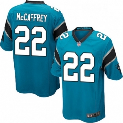 Carolina Panthers 22 Christian McCaffrey Game Blue Alternate NFL Jersey