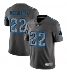 Carolina Panthers 22 Christian McCaffrey Gray Static Vapor Untouchable Limited NFL Jersey
