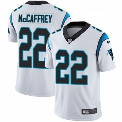 Carolina Panthers 22 Christian McCaffrey White Vapor Untouchable Limited Player NFL Jersey
