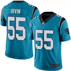 Carolina Panthers 55 Bruce Irvin Blue Alternate Stitched Football Vapor Untouchable Limited Jersey