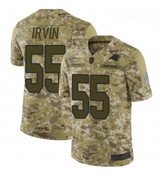 Carolina Panthers 55 Bruce Irvin Camo Stitched Football Limited 2018 Salute To Service Jersey