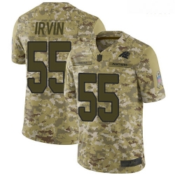 Carolina Panthers 55 Bruce Irvin Camo Stitched Football Limited 2018 Salute To Service Jersey