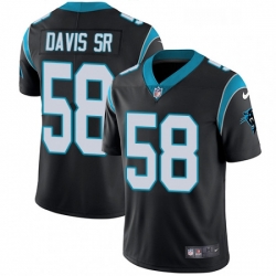 Carolina Panthers 58 Thomas Davis Black Team Color Vapor Untouchable Limited Player NFL Jersey