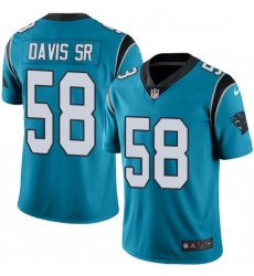 Carolina Panthers 58 Thomas Davis Blue Alternate Vapor Untouchable Limited Player NFL Jersey