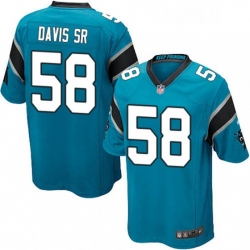 Carolina Panthers 58 Thomas Davis Game Blue Alternate NFL Jersey