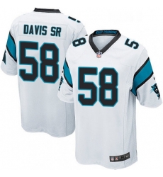 Carolina Panthers 58 Thomas Davis Game White NFL Jersey
