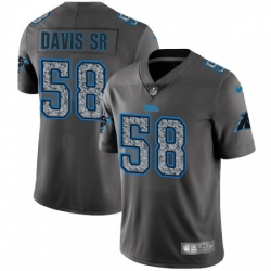 Carolina Panthers 58 Thomas Davis Gray Static Vapor Untouchable Limited NFL Jersey