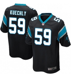 Carolina Panthers 59 Luke Kuechly Game Black Team Color NFL Jersey