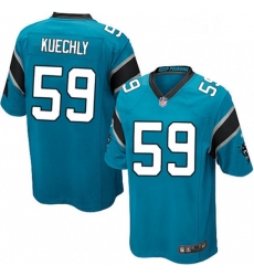 Carolina Panthers 59 Luke Kuechly Game Blue Alternate NFL Jersey