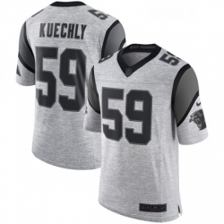Carolina Panthers 59 Luke Kuechly Limited Gray Gridiron II NFL Jersey
