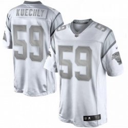 Carolina Panthers 59 Luke Kuechly Limited White Platinum NFL Jersey