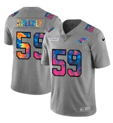 Carolina Panthers 59 Luke Kuechly Multi Color 2020 NFL Crucial Catch NFL Jersey Greyheather