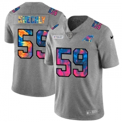 Carolina Panthers 59 Luke Kuechly Multi Color 2020 NFL Crucial Catch NFL Jersey Greyheather