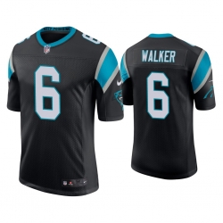 Carolina Panthers 6 P.J. Walker Black Vapor Limited Jersey
