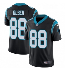 Carolina Panthers 88 Greg Olsen Black Team Color Vapor Untouchable Limited Player NFL Jersey