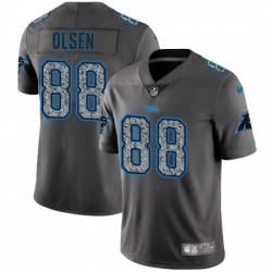 Carolina Panthers 88 Greg Olsen Gray Static Vapor Untouchable Limited NFL Jersey