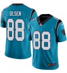Carolina Panthers 88 Greg Olsen Limited Blue Rush Vapor Untouchable NFL Jersey