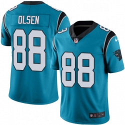 Carolina Panthers 88 Greg Olsen Limited Blue Rush Vapor Untouchable NFL Jersey