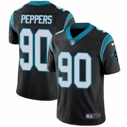 Carolina Panthers 90 Julius Peppers Black Team Color Vapor Untouchable Limited Player NFL Jersey
