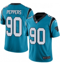 Carolina Panthers 90 Julius Peppers Blue Alternate Vapor Untouchable Limited Player NFL Jersey