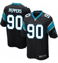 Carolina Panthers 90 Julius Peppers Game Black Team Color NFL Jersey