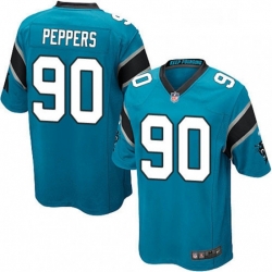 Carolina Panthers 90 Julius Peppers Game Blue Alternate NFL Jersey
