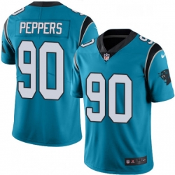 Carolina Panthers 90 Julius Peppers Limited Blue Rush Vapor Untouchable NFL Jersey