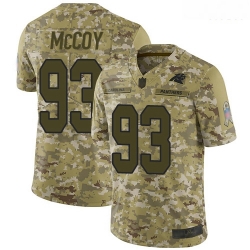 Carolina Panthers 93 Gerald McCoy Camo Stitched Football Limited 2018 Salute To Service Jersey