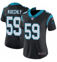 Women's Carolina Panthers 59 Luke Kuechly Black Team Color Vapor Untouchable Limited Player NFL Jersey