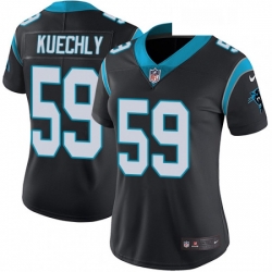 Women's Carolina Panthers 59 Luke Kuechly Black Team Color Vapor Untouchable Limited Player NFL Jersey