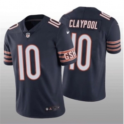 Chicago Bears 10 Chase Claypool Navy Vapor Untouchable Limited Stitched Football Jersey