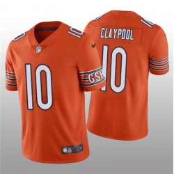 Chicago Bears 10 Chase Claypool Orange Vapor Untouchable Limited Stitched Football Jersey