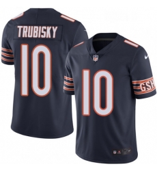 Chicago Bears 10 Mitchell Trubisky Navy Blue Team Color Vapor Untouchable Limited Player NFL Jersey Chicago Bears 10 Mitchell Trubisky Navy Blue Team Color Vapor Untouchable Limited Player NFL Jersey