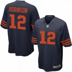 Chicago Bears 12 Allen Robinson Game Navy Blue Alternate NFL Jersey