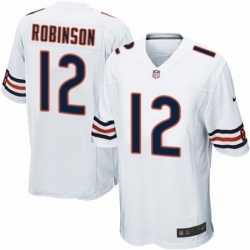 Chicago Bears 12 Allen Robinson Game White NFL Jersey