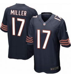 Chicago Bears 17 Anthony Miller Game Navy Blue Team Color NFL Jersey