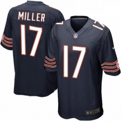 Chicago Bears 17 Anthony Miller Game Navy Blue Team Color NFL Jersey