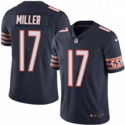Chicago Bears 17 Anthony Miller Navy Blue Team Color Vapor Untouchable Limited Player NFL Jersey