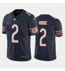 Chicago Bears 2 D J Moore Navy Vapor Untouchable Stitched Football Jersey