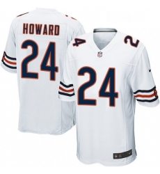 Chicago Bears 24 Jordan Howard Game White NFL Jersey Chicago Bears 24 Jordan Howard Game White NFL Jersey