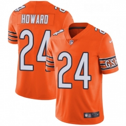 Chicago Bears 24 Jordan Howard Limited Orange Rush Vapor Untouchable NFL Jersey