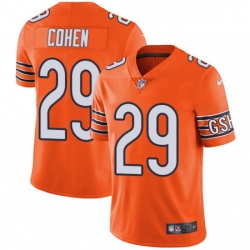 Chicago Bears 29 Tarik Cohen Limited Orange Rush Vapor Untouchable NFL Jersey