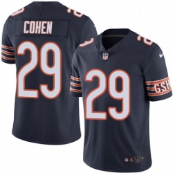 Chicago Bears 29 Tarik Cohen Navy Blue Team Color Vapor Untouchable Limited Player NFL Jersey