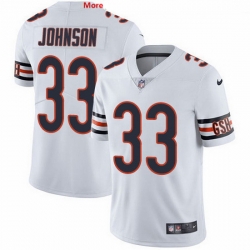 Chicago Bears 33 Jaylon Johnson White Stitched NFL Vapor Untouchable Limited Jersey