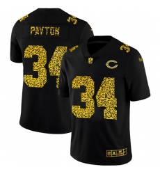 Chicago Bears 34 Walter Payton Leopard Print Fashion Vapor Limited NFL Jersey Black
