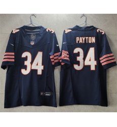 Chicago Bears 34 Walter Payton Navy 2023 F U S E Vapor Untouchable Limited Stitched Football Jersey
