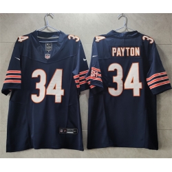 Chicago Bears 34 Walter Payton Navy 2023 F U S E Vapor Untouchable Limited Stitched Football Jersey