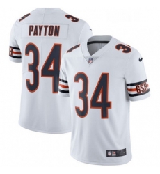 Chicago Bears 34 Walter Payton White Vapor Untouchable Limited Player NFL Jersey
